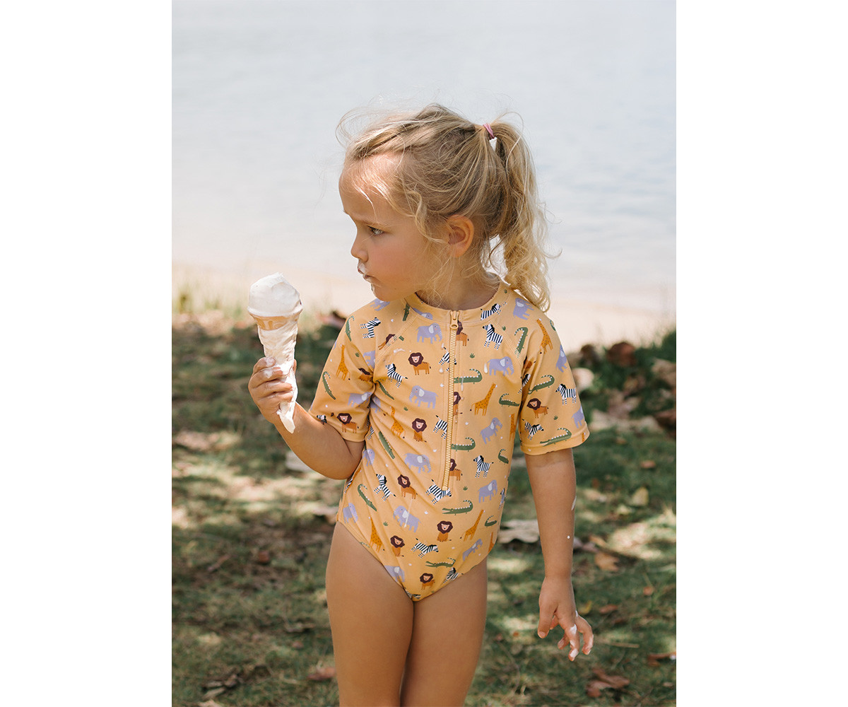 Bañador con Cremallera Wild Animals