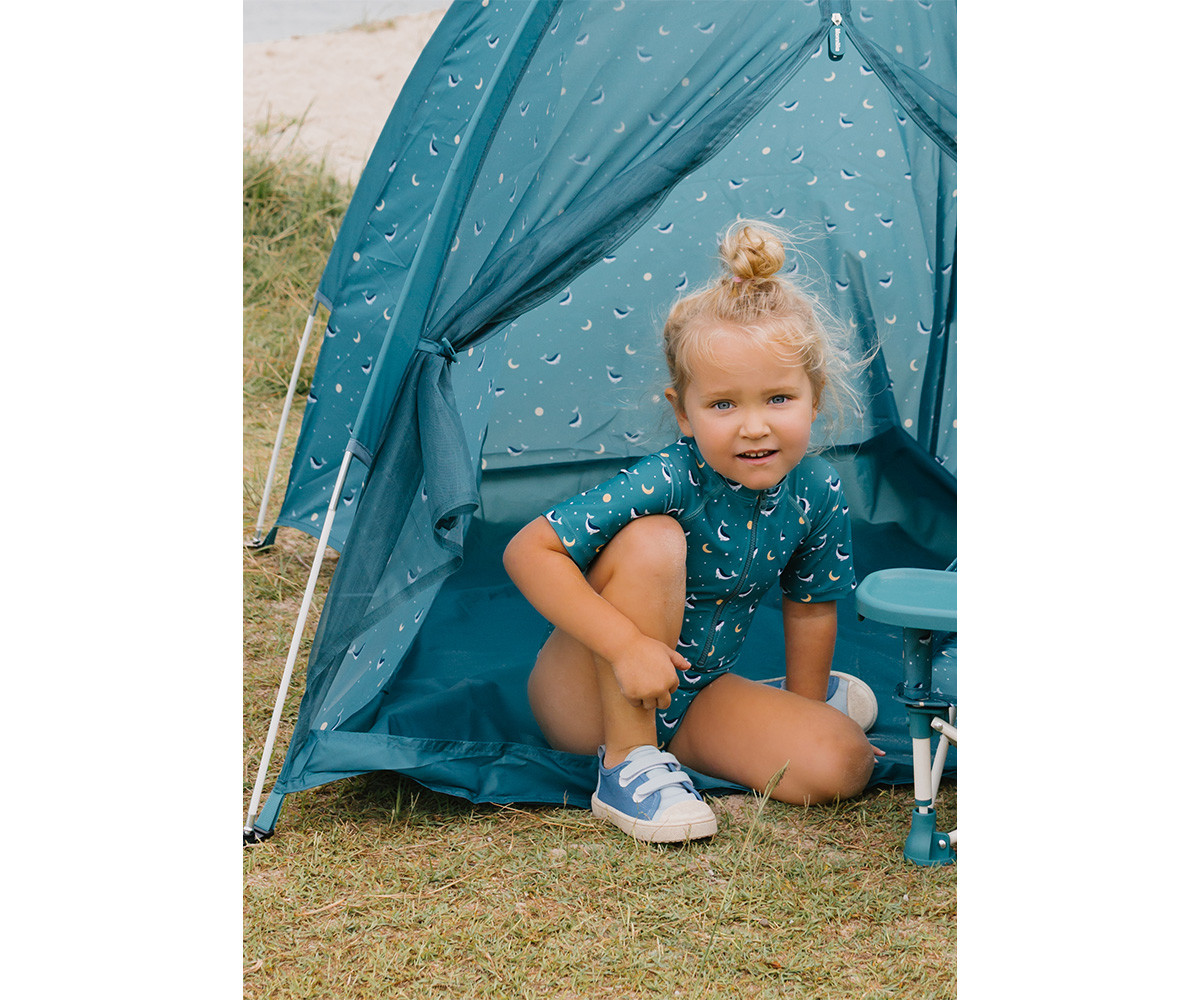 Bañador con Cremallera  Whale Teal