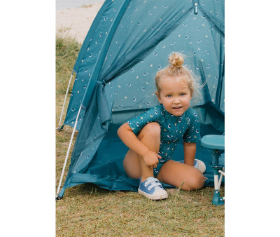 Bañador con Cremallera  Whale Teal