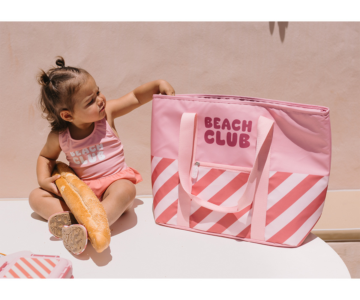 Costume Intero Incrociato con Volanti Stripes Bloom & Blush