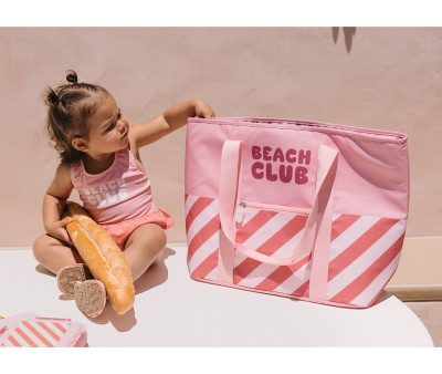 Costume Intero Incrociato con Volanti Stripes Bloom & Blush