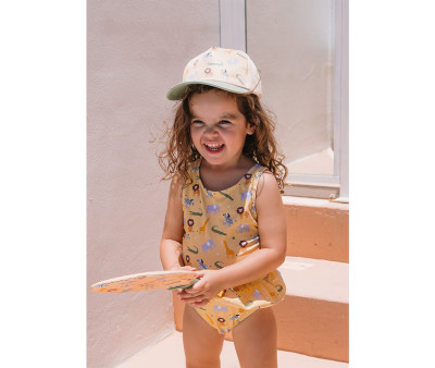 Costume Intero Incrociato con Volanti Wild Animals