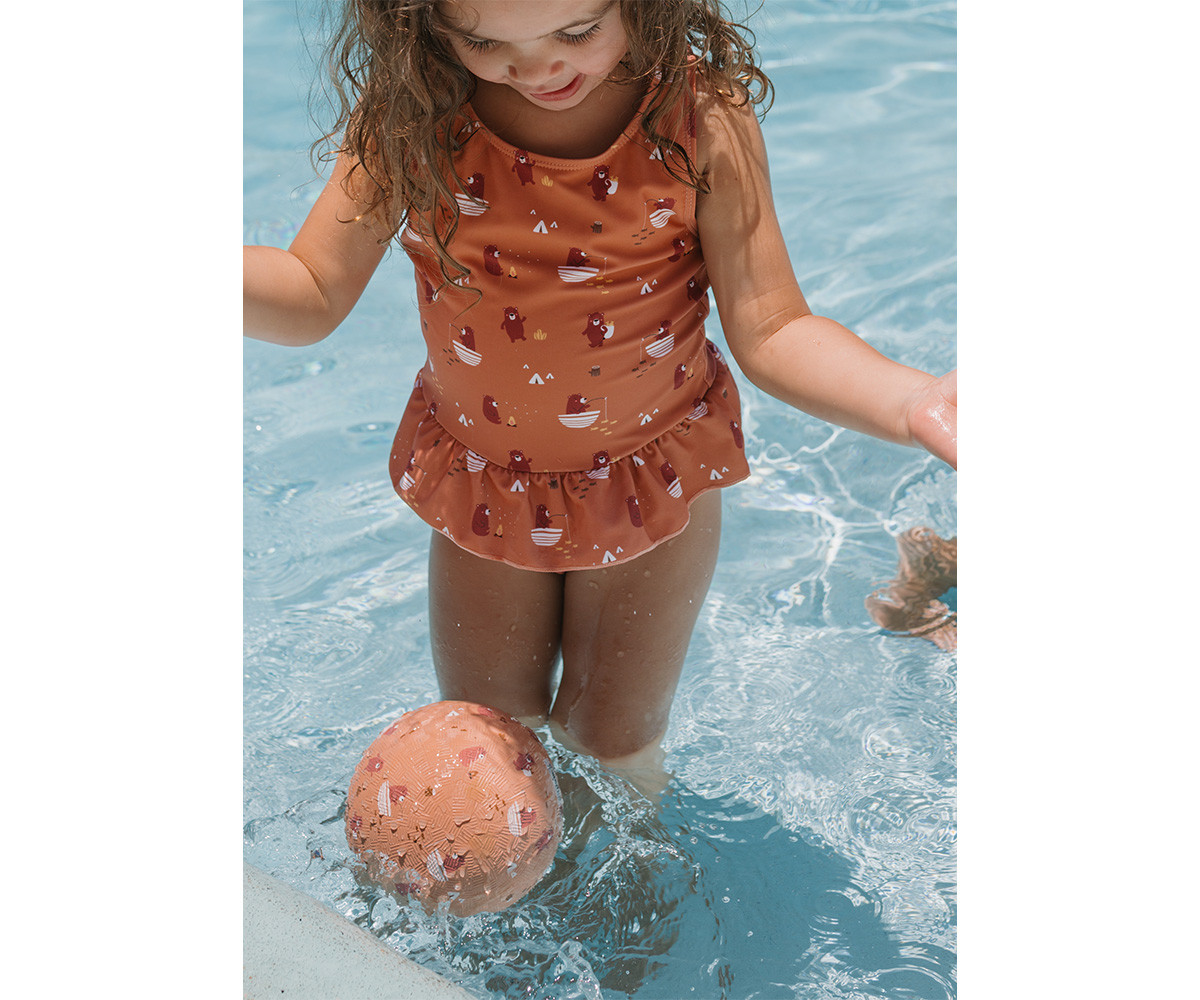 Costume Intero Incrociato con Volanti Camping