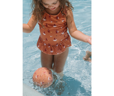 Costume Intero Incrociato con Volanti Camping