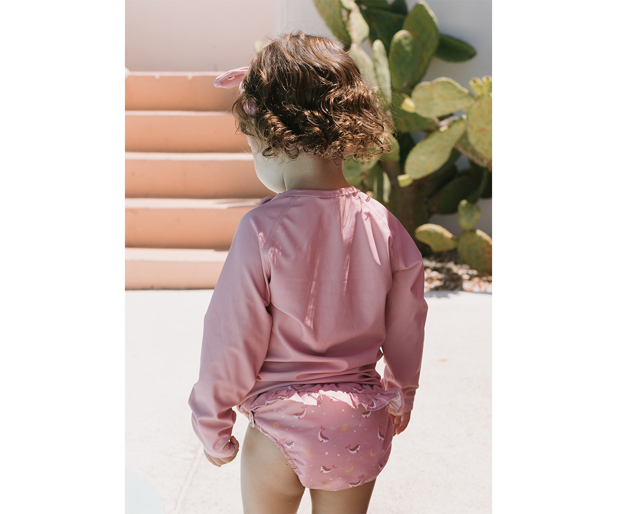 Costume Contenitivo Volanti Pink Whale