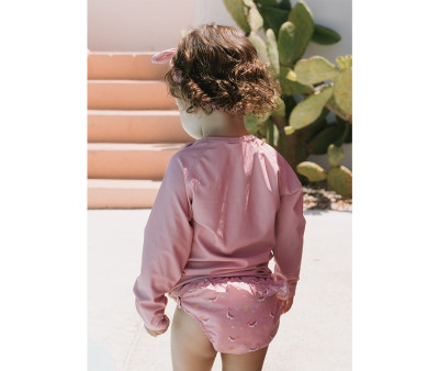 Costume Contenitivo Volanti Pink Whale