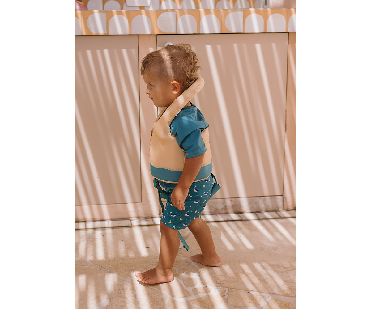 Costume Short Teal Whale