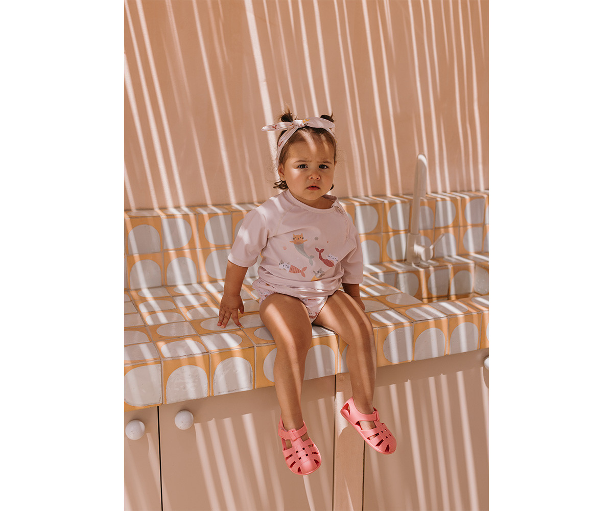 Camiseta de proteção solar Mermaid Cats