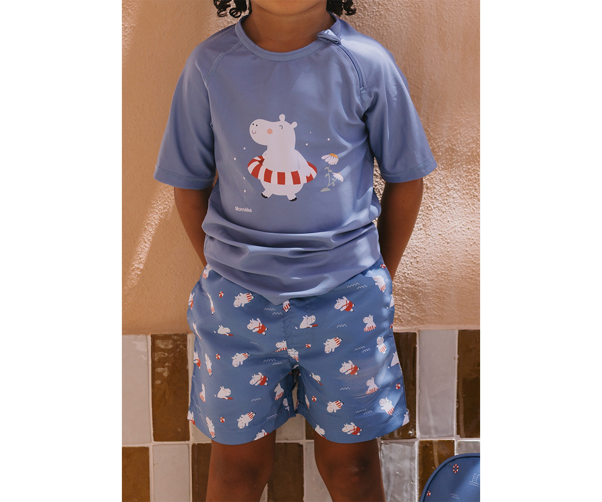 Camiseta de proteção solar Hippos