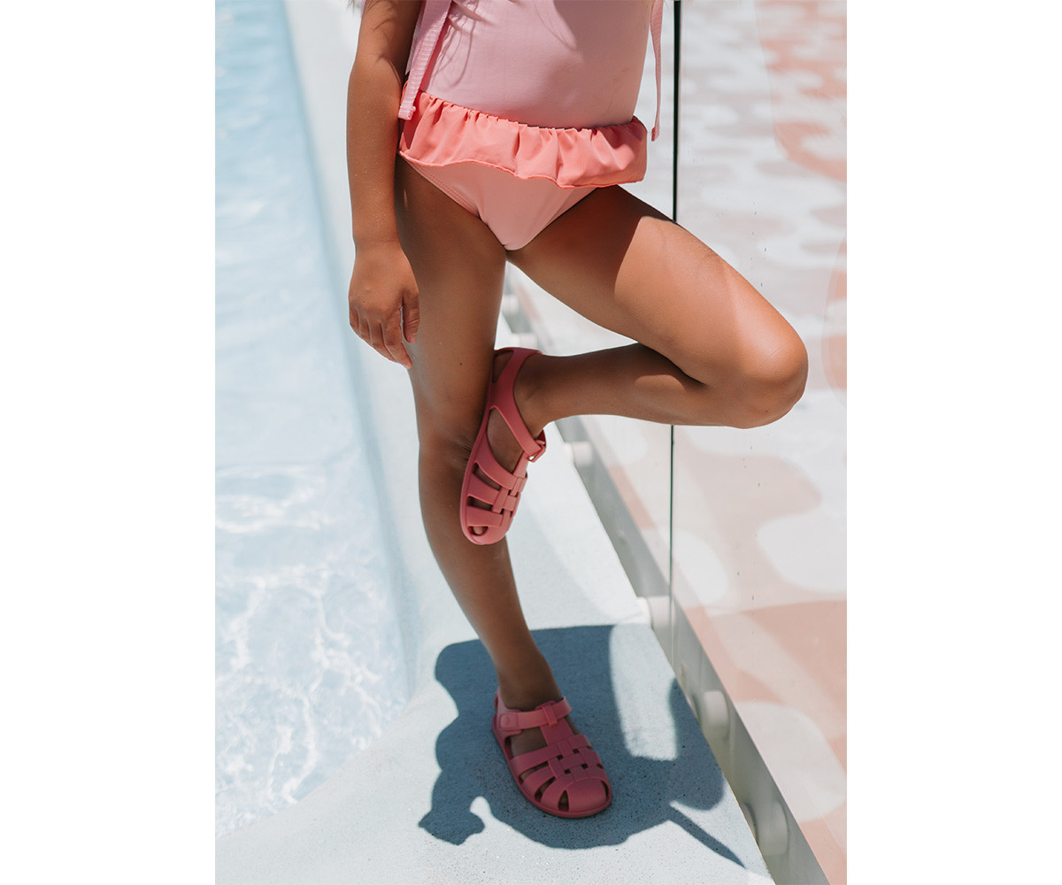 Sandali Monnëka  Stripes Bloom & Blush