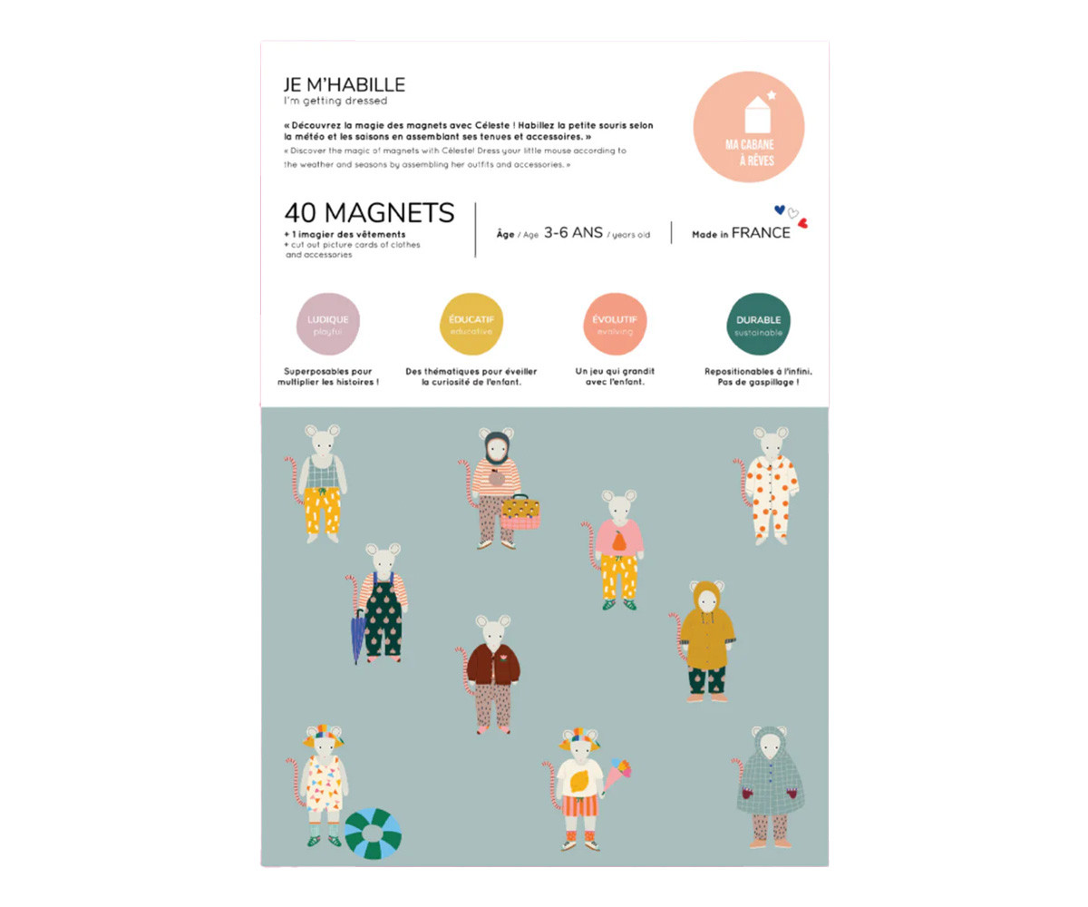 Set di Calamite Mi Vesto