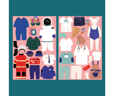 Set di Calamite Le Professioni