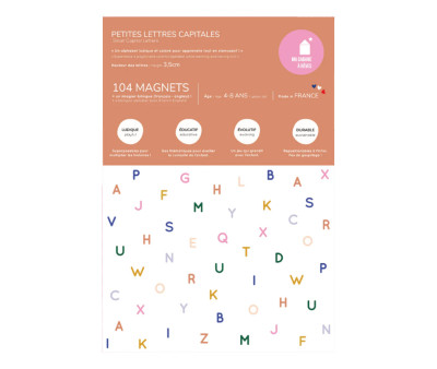 Alfabeto Magnético Letras Mayúsculas