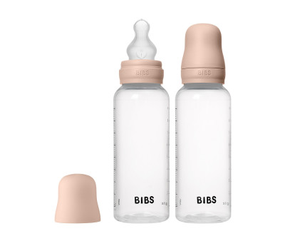 2 Biberones Plástico BIBS Silicona Blush 270 ml