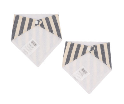 2 Bandanas Navy Blue Stripe