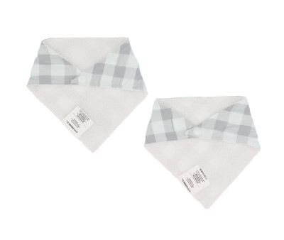 2 Bandane Vichy Grey