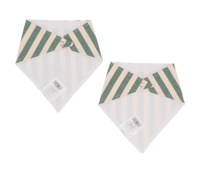 2 Bandane Stripe Green Khaki