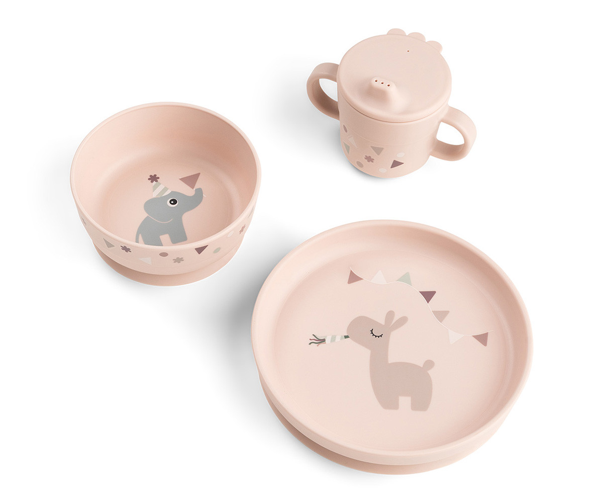 Set Prime Stoviglie Foodie con Ventosa Celebration Powder