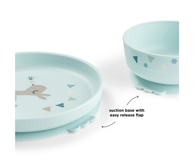 Set Prime Stoviglie Foodie con Ventosa Celebration Blue