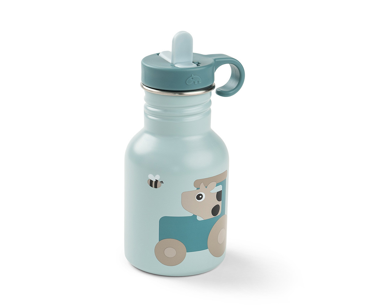 Botella de Acero Tiny Farm Blue 350ml