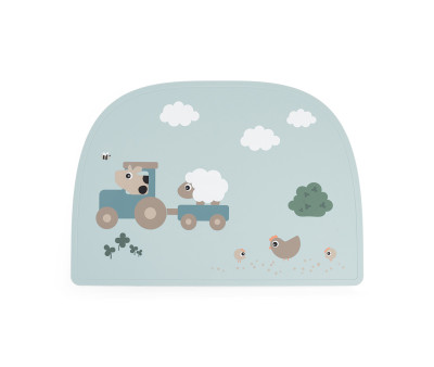 Salvamantel de Silicona Tiny Farm Blue