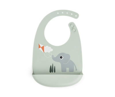 Babero de Silicona Playground Green