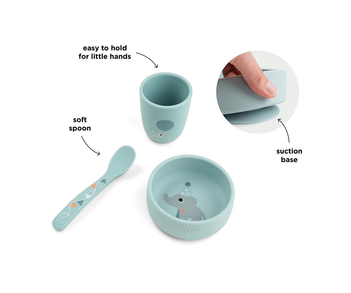 Prime Stoviglie Stick & Stay Celebration Blue