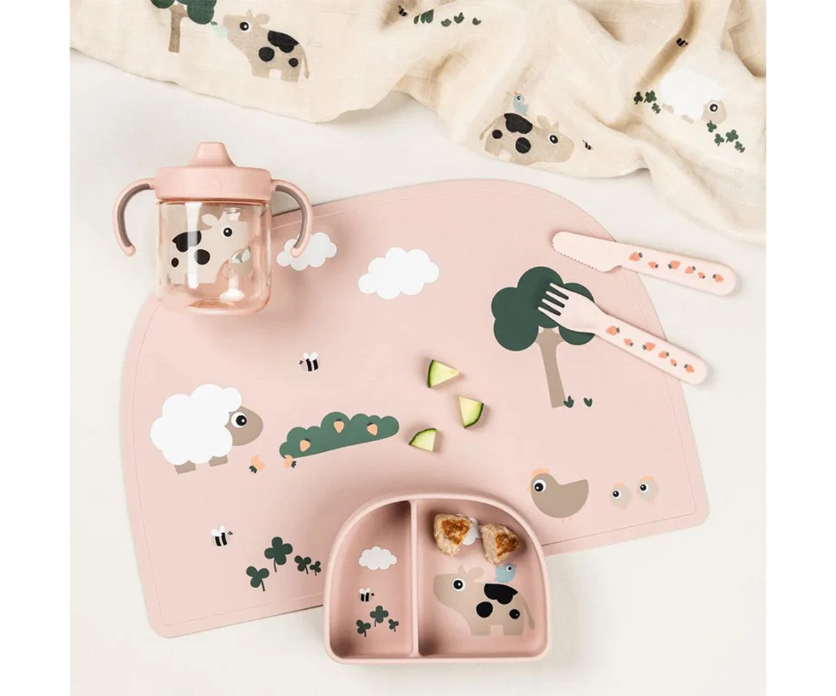 Taza de Aprendizaje Tritán Tiny Farm Powder