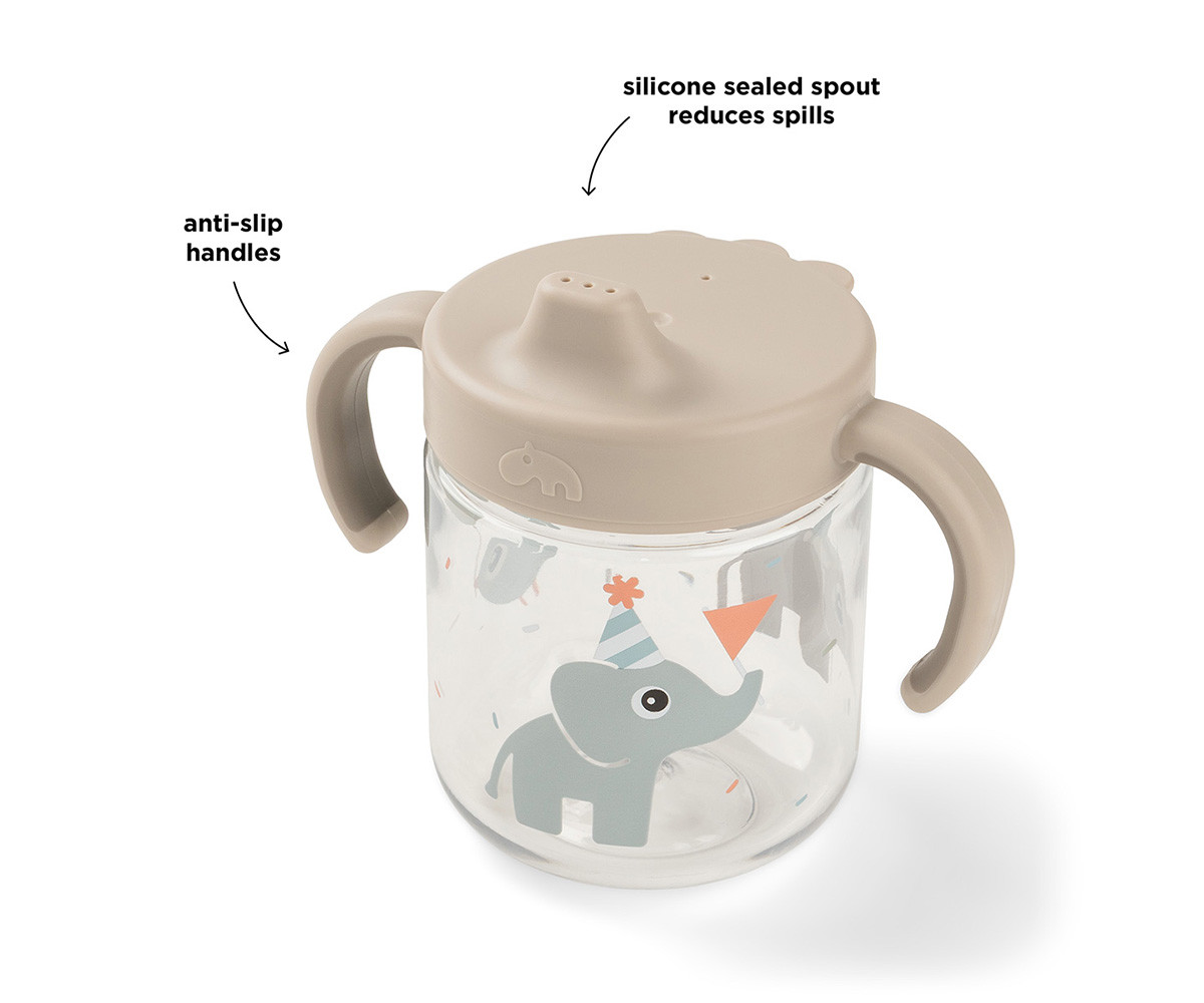 Taza de Aprendizaje Tritán Celebration Sand