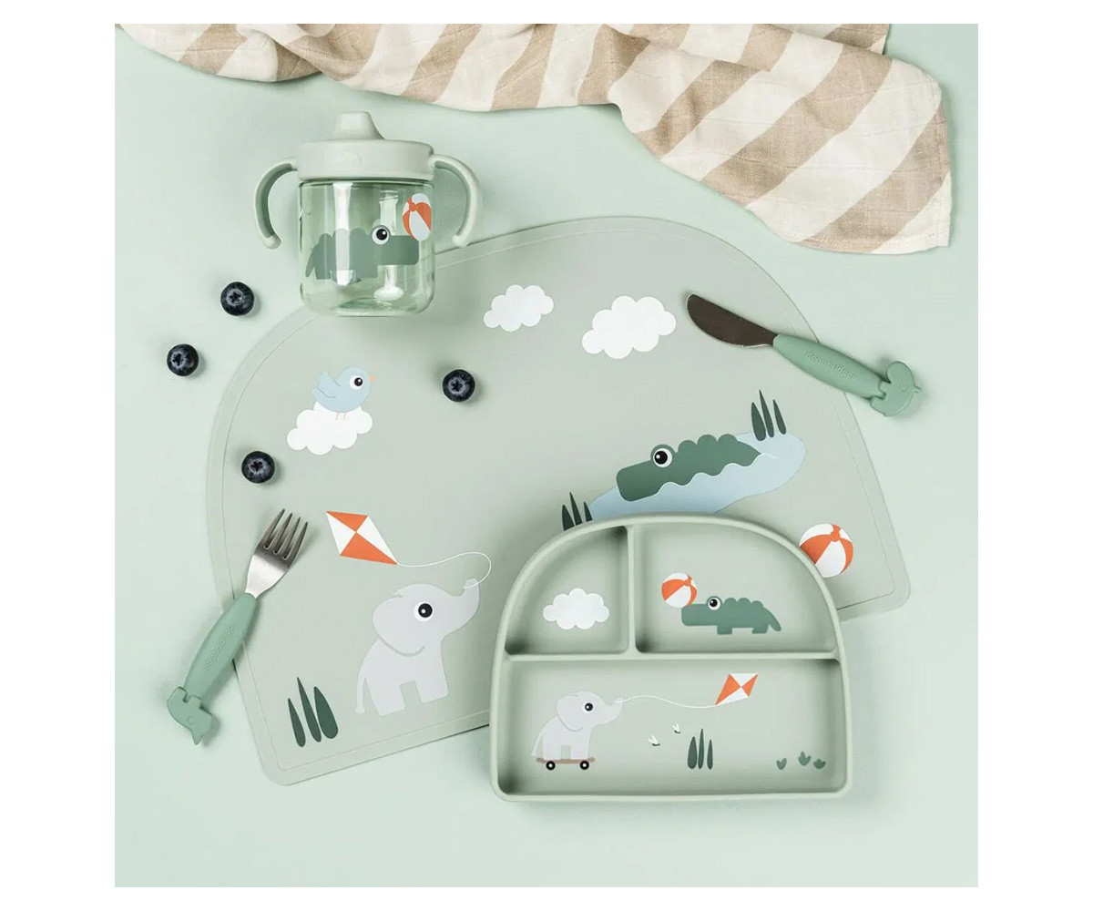 Taza de Aprendizaje Tritán Playground Green