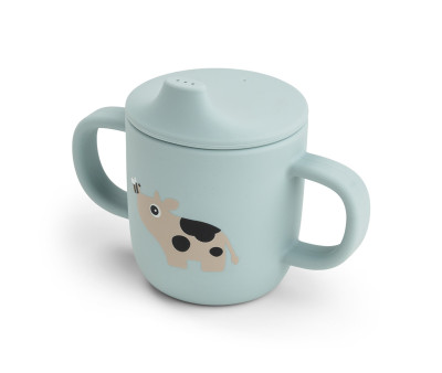 Taza de Aprendizaje Tiny Farm Blue