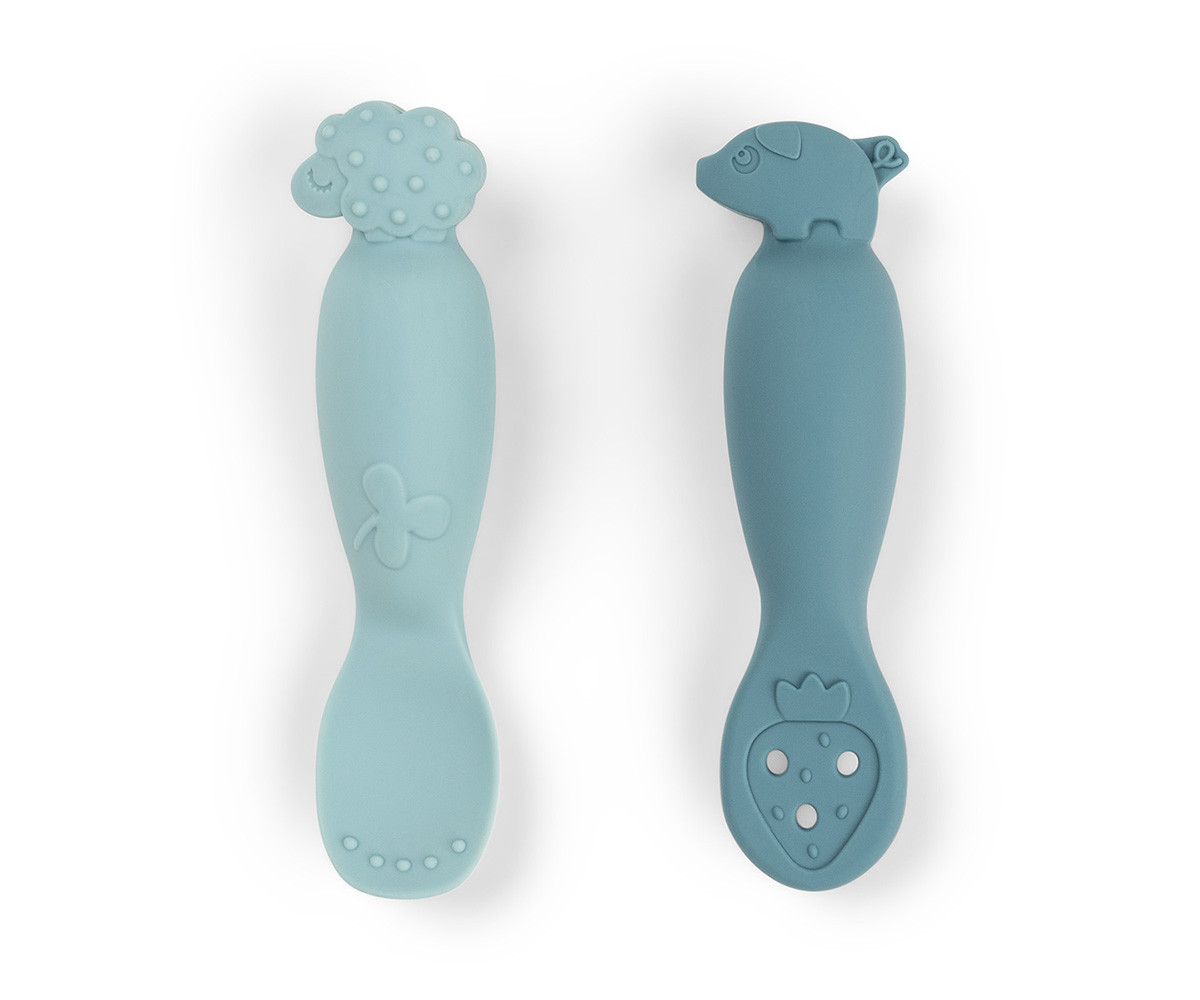 Set de Cucharas de Aprendizaje Tiny Farm Blue