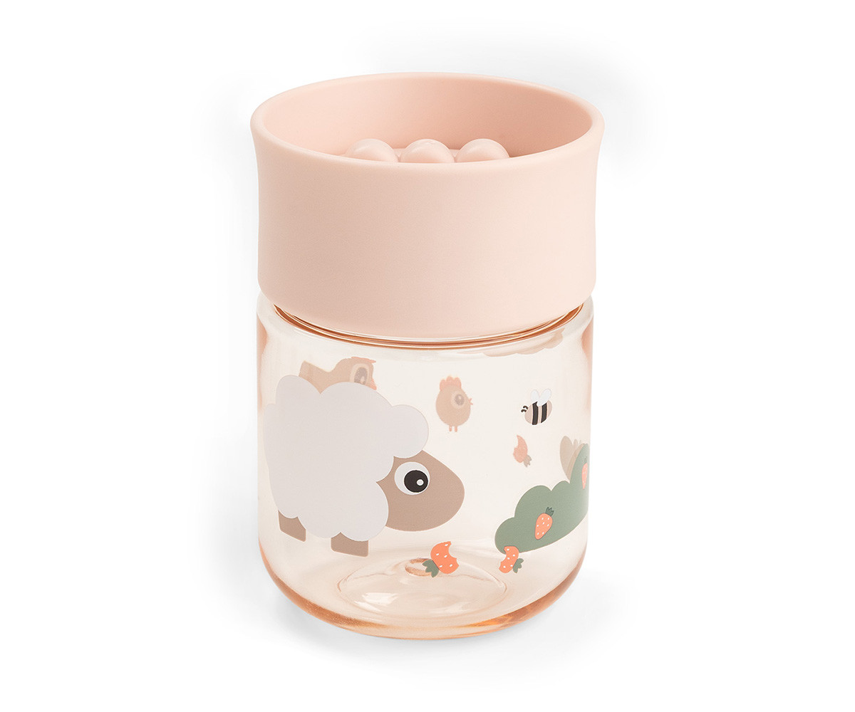 Vaso Antiderrame 360° Tiny Farm Powder