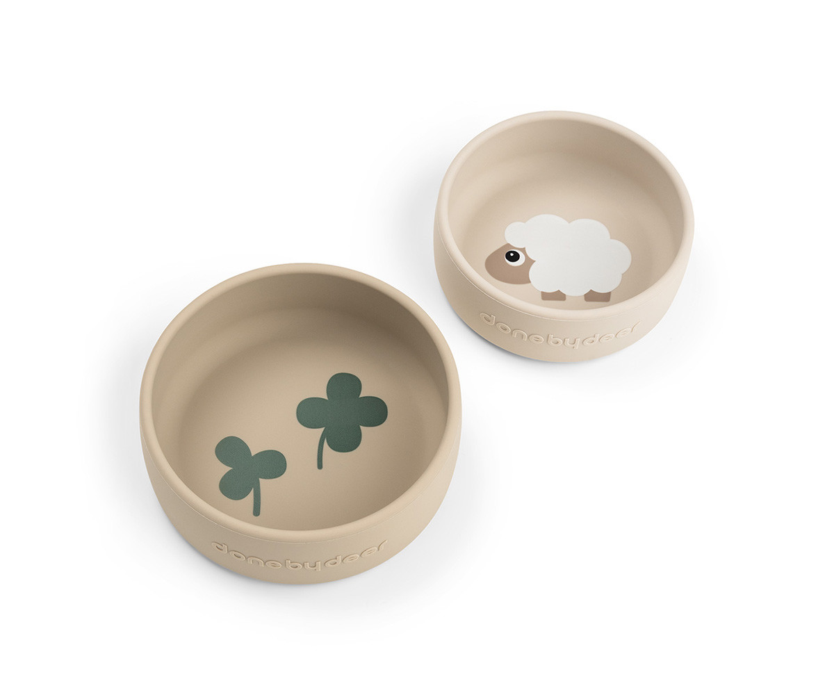 Set 2 Bol de Silicona Sheepy Sand