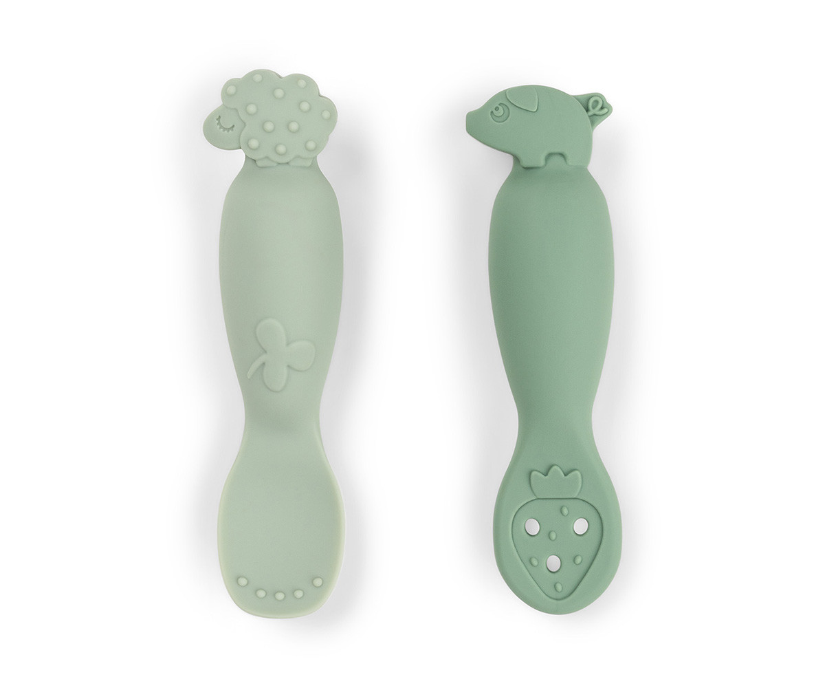 Set de Cucharas de Aprendizaje Tiny Farm Green