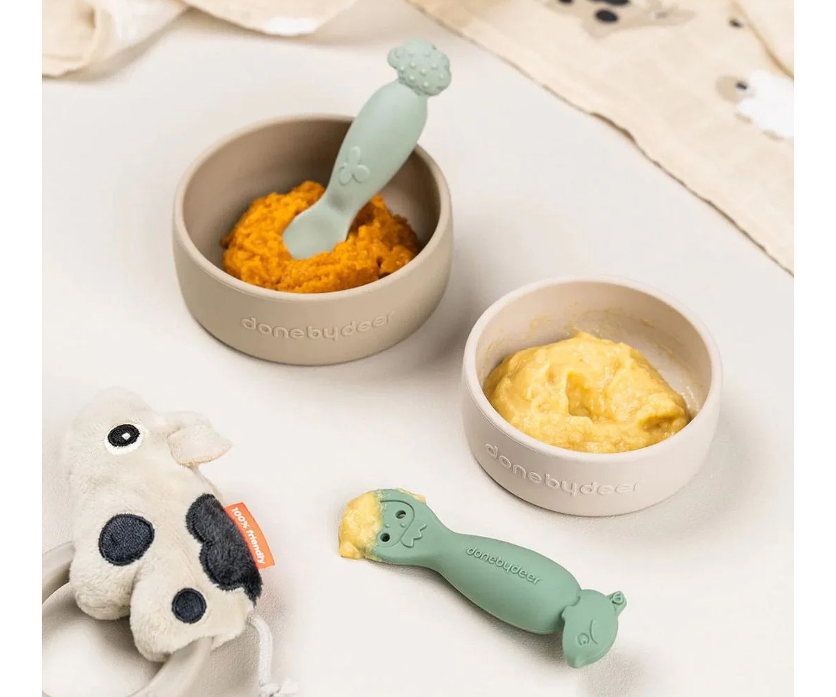 Set de Cucharas de Aprendizaje Tiny Farm Green