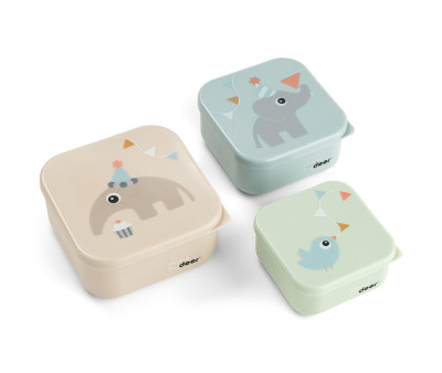 3 Cajitas Almuerzo Celebration Colour Mix