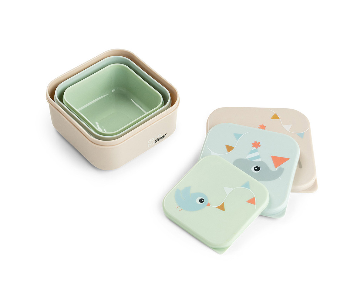 3 Cajitas Almuerzo Celebration Colour Mix