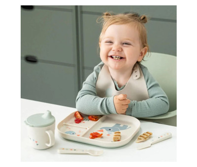 Plato Foodie Compartimentos Celebration Sand