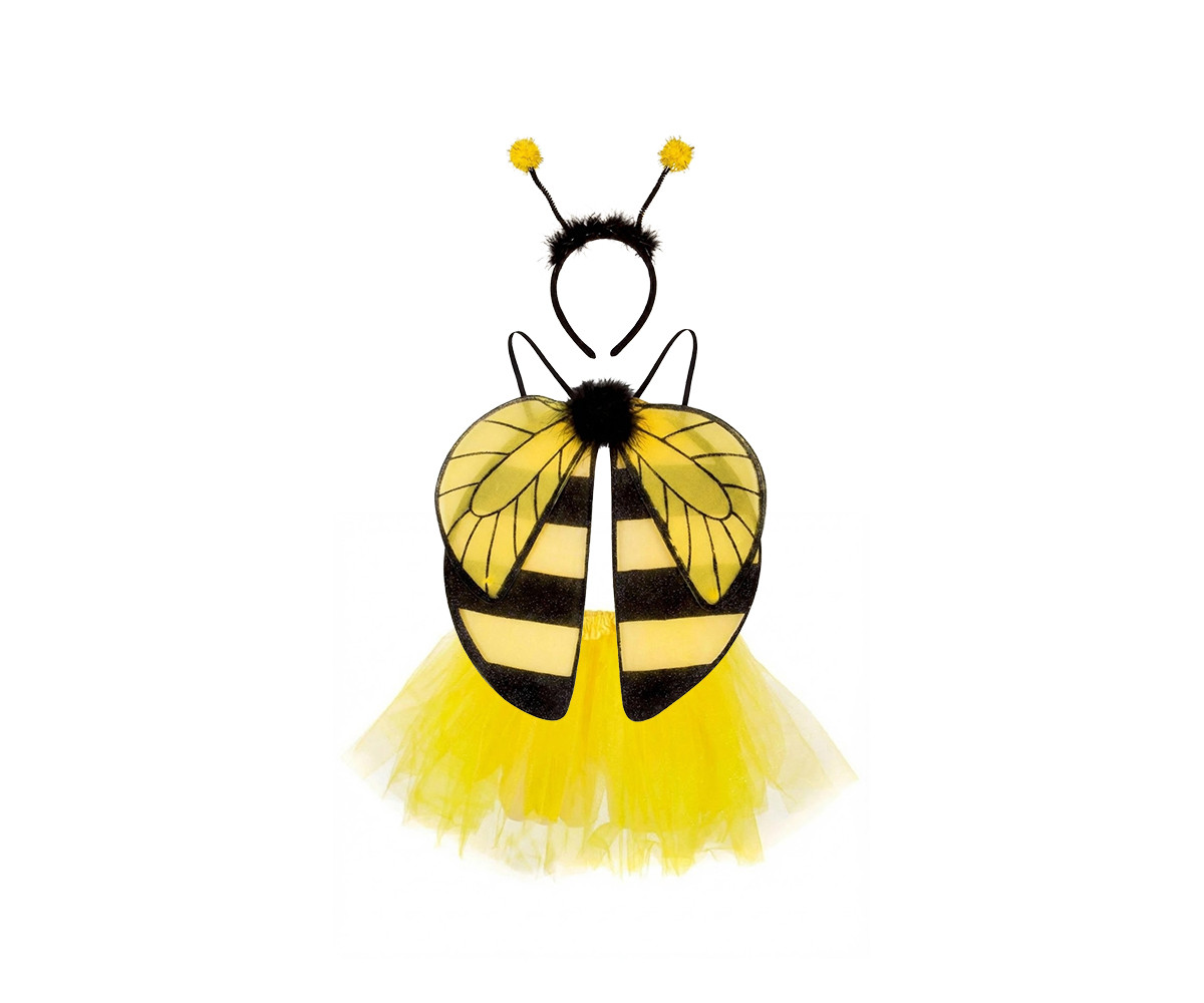 Disfraz Conjunto Abejorro con Purpurina 4-6 Años