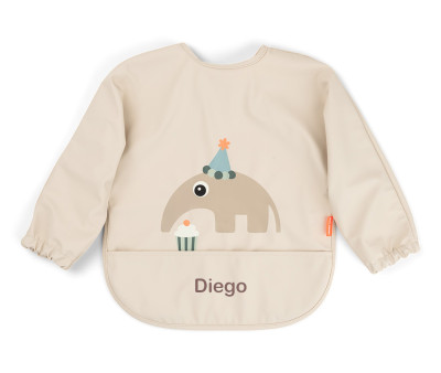 Babero con Mangas Celebration Sand 6-18m Personalizable