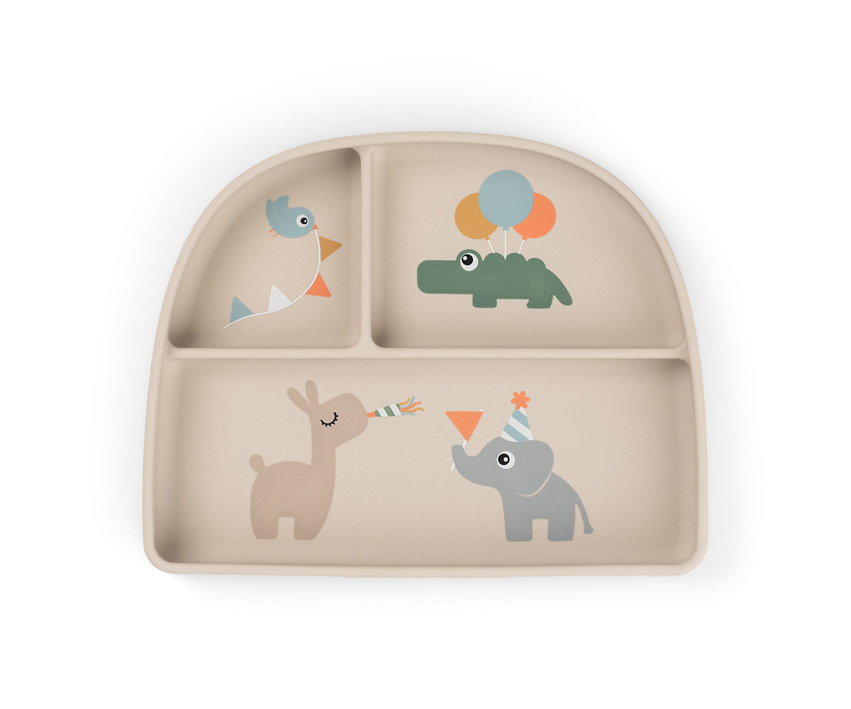 Plato con Compartimentos Stick&Stay Celebration Sand