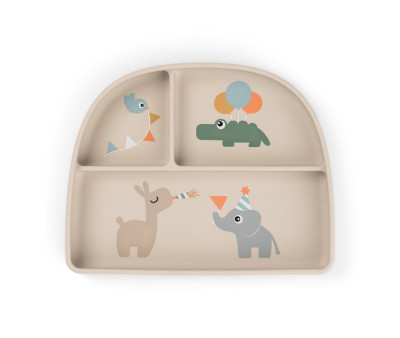 Plato con Compartimentos Stick&Stay Celebration Sand