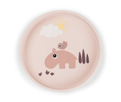 Plato de Silicone Stick&Stay Playground Powder