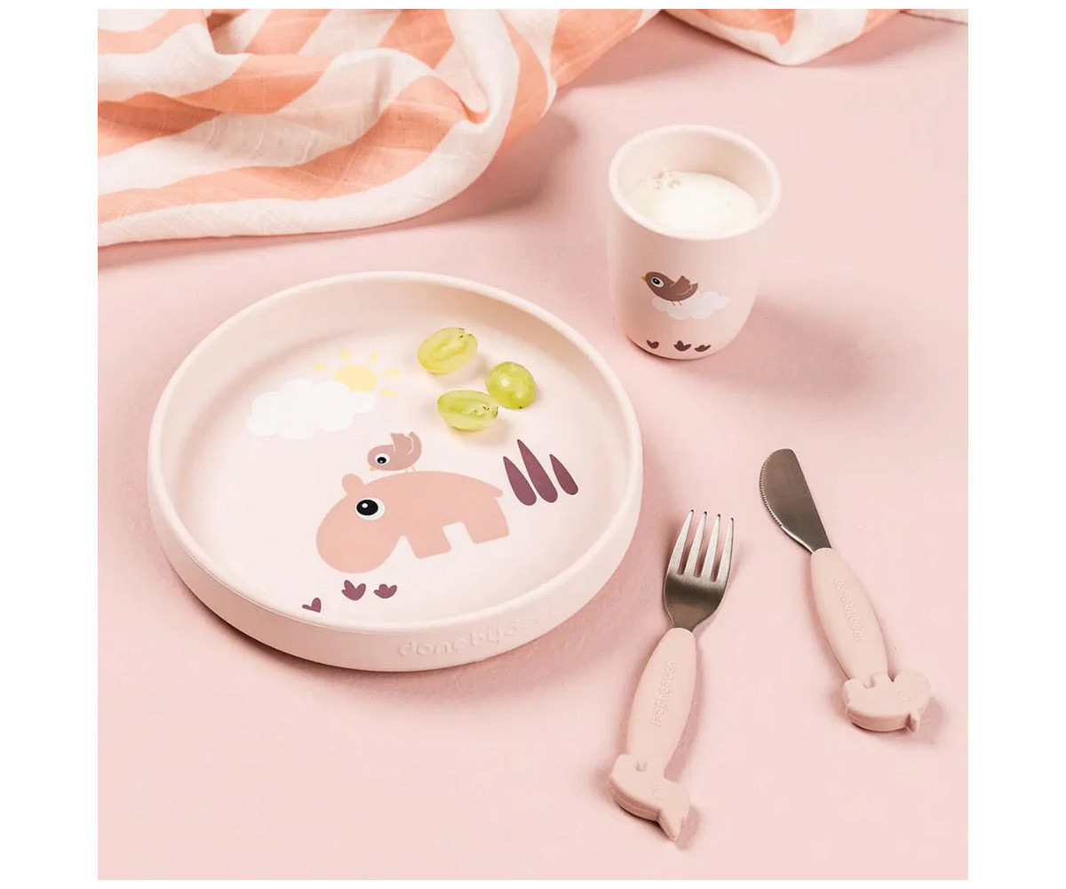 Plato de Silicone Stick&Stay Playground Powder