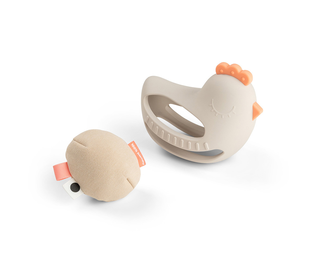 Mordedor y Sonajero Clucky Sand