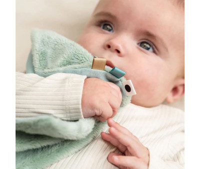 Doudou Chupetero Elphee Blue Personalizable