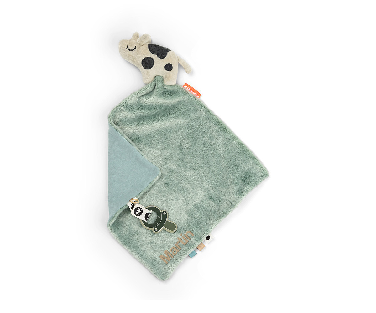 Doudou Chupetero Dotti Blue Personalizable