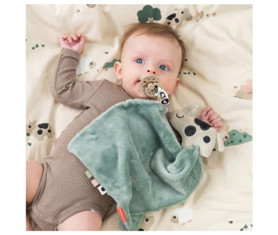 Doudou Chupetero Dotti Blue Personalizable