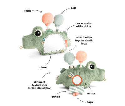 Espejo de Suelo Actividades Sensoriales Croco Green